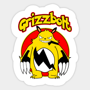 Grizzbolt Sticker